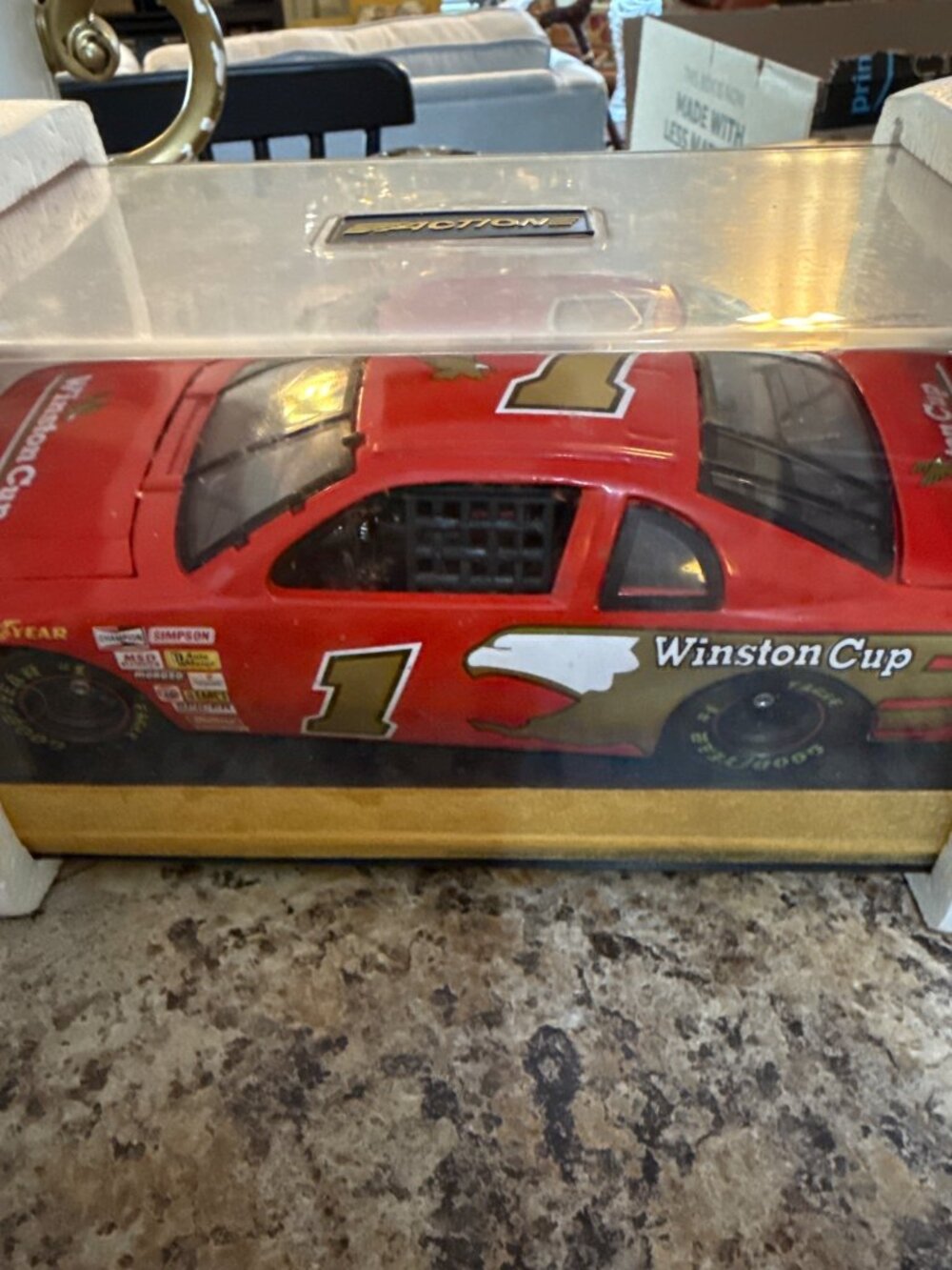 Vintage 1996 Action #1 of 7500 Winston Cup Chevrolet Monte Carlo NASCAR Diecast